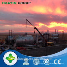 No smoke and bad smell pollution vacuum distillation used oil refining machine